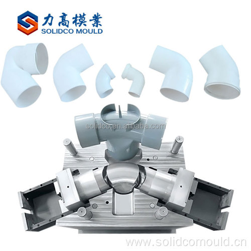 Plastic Injection Pvc Double Outlet Pipe Fitting Mould